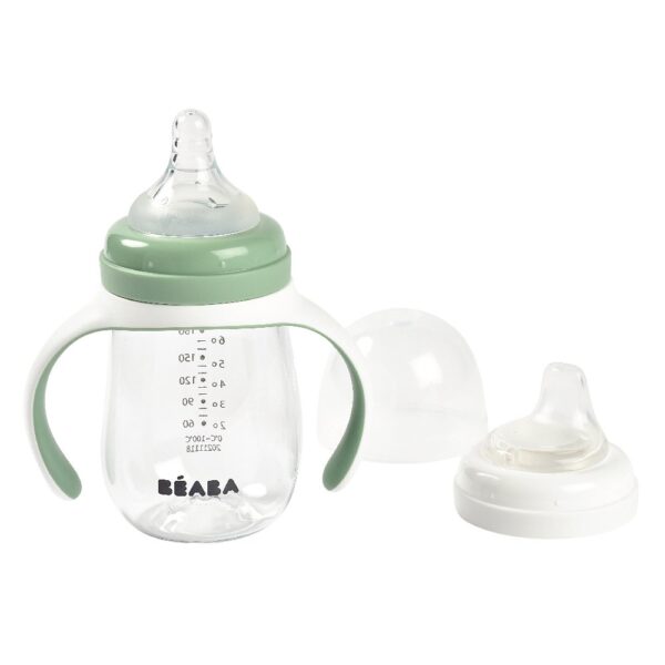 กระติกน้ำหัดดื่ม 2 in 1 Learning Cup 210 ml – Frosty Green